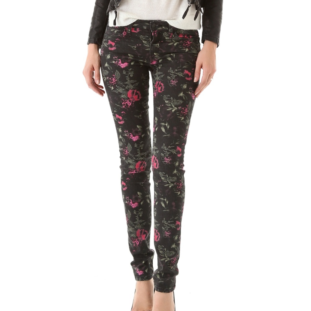 NWT Joe's Jeans Floral Skinny Jeans‎ Y2K Indie Sleaze